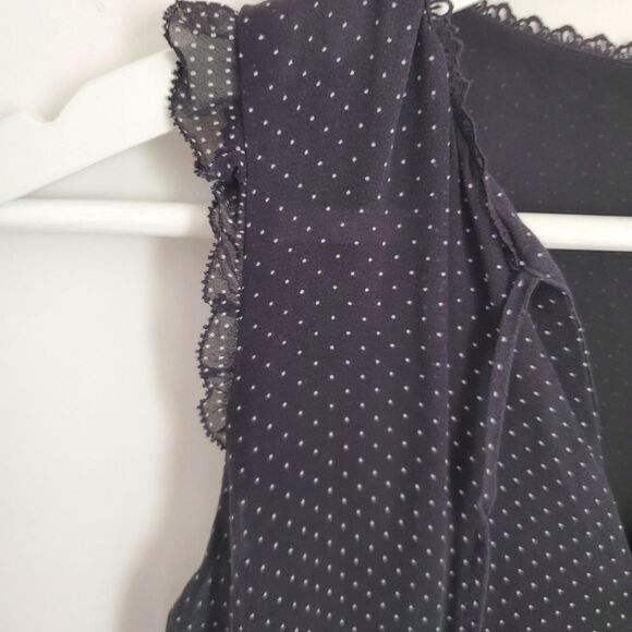 Joie Polka Dotted Peplum Blouse XXS - Picture 3 of 5